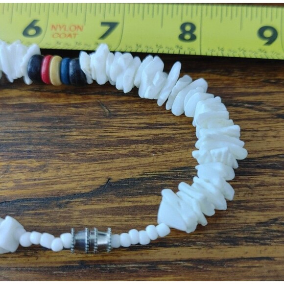 Vintage MCM Summer Shell And Bead Boho Beach 17" - Picture 5 of 5